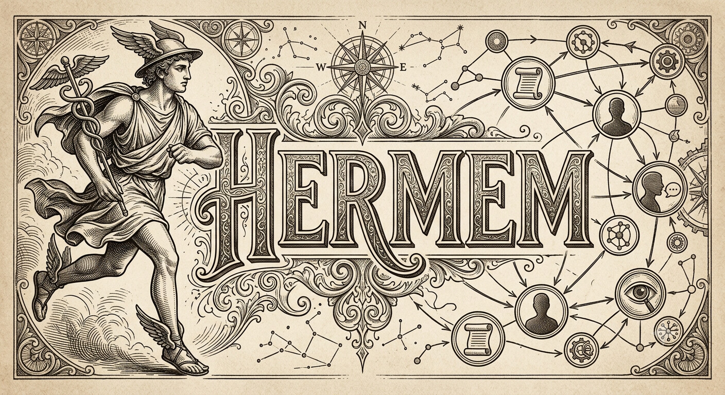 hermem — GraphRAG associative memory layer banner